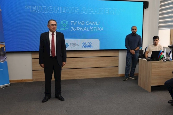“Euronews Academy” “TV və canlı jurnalistika (“live journalism”)” mövzusunda təlim proqramına başlayıb — FOTOLAR