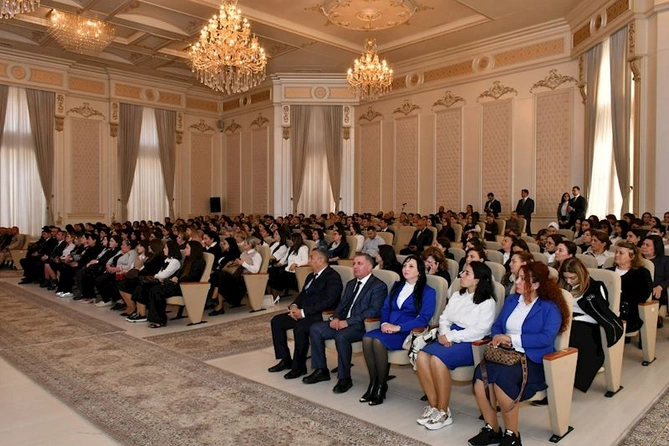 Abşeron rayonunda Konstitusiya Günü qeyd edildi — FOTOLAR