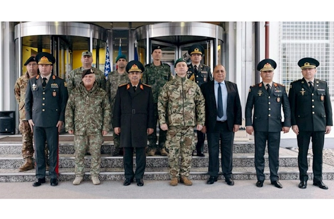 Zakir Həsənov Aİ Komandanlığı və Türk kontingentini ziyarət etdi — FOTOLAR