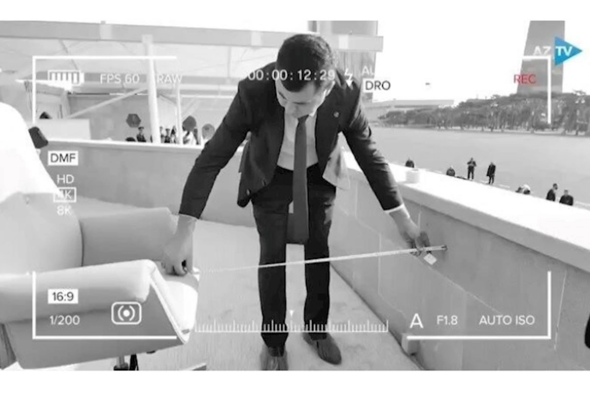 Paradda liderlərin əyləşdiyi yer belə hazırlanıb — VİDEO
