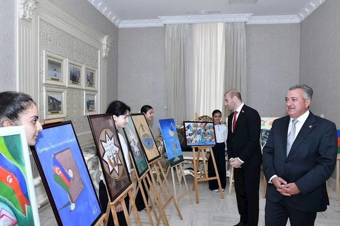Abşeron rayonunda Konstitusiya Günü qeyd edildi — FOTOLAR