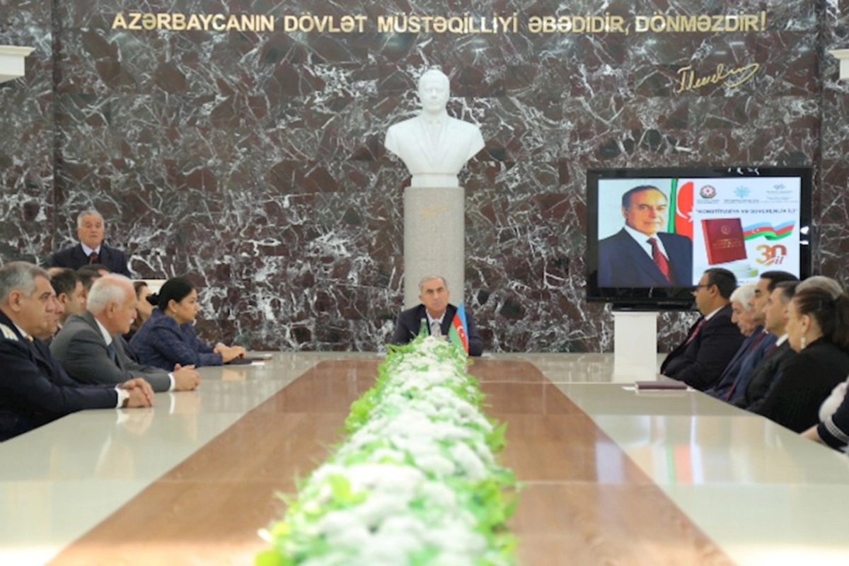 Hacıqabulda “12 noyabr - Konstitusiya Günü” münasibətilə tədbir keçirildi — FOTOLAR