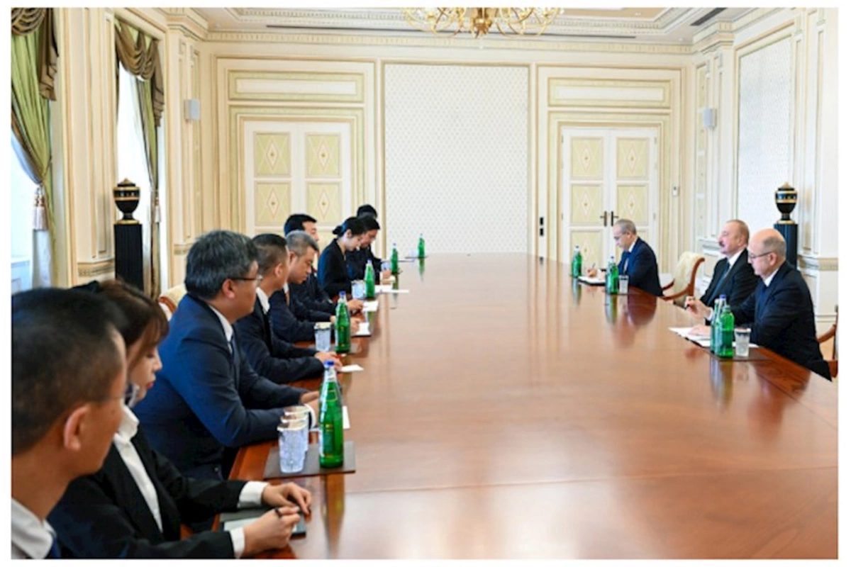 İlham Əliyev “China Datang Corporation Ltd.”nin nümayəndə heyətini qəbul edib — FOTOLAR