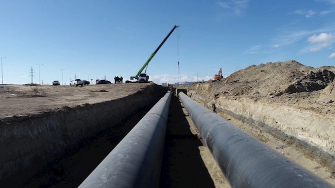 Zığ-Hövsan kanalizasiya kollektoru tikilir — FOTOLAR Zığ-Hövsan kanalizasiya kollektoru tikilir — FOTOLAR