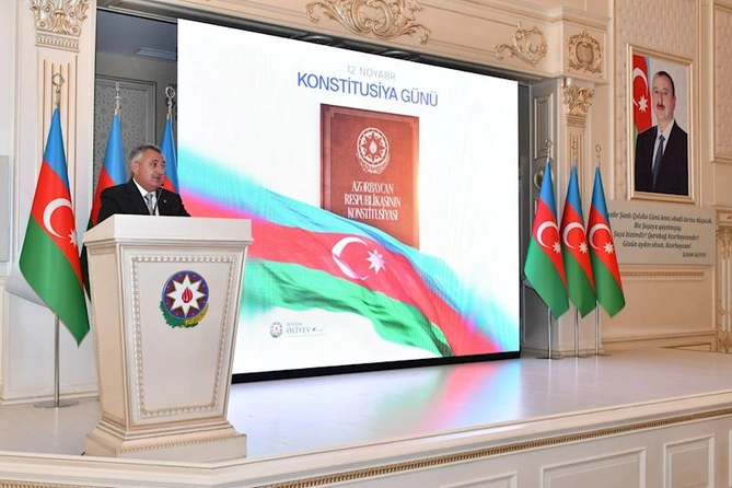 Abşeron rayonunda Konstitusiya Günü qeyd edildi — FOTOLAR