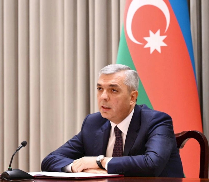 Samir Nuriyev Prezidentin səlahiyyətli nümayəndəsini ictimaiyyətə təqdim etdi — FOTOLAR Samir Nuriyev Prezidentin səlahiyyətli nümayəndəsini ictimaiyyətə təqdim etdi — FOTOLAR