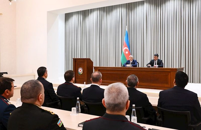 Samir Nuriyev Prezidentin səlahiyyətli nümayəndəsini ictimaiyyətə təqdim etdi — FOTOLAR Samir Nuriyev Prezidentin səlahiyyətli nümayəndəsini ictimaiyyətə təqdim etdi — FOTOLAR