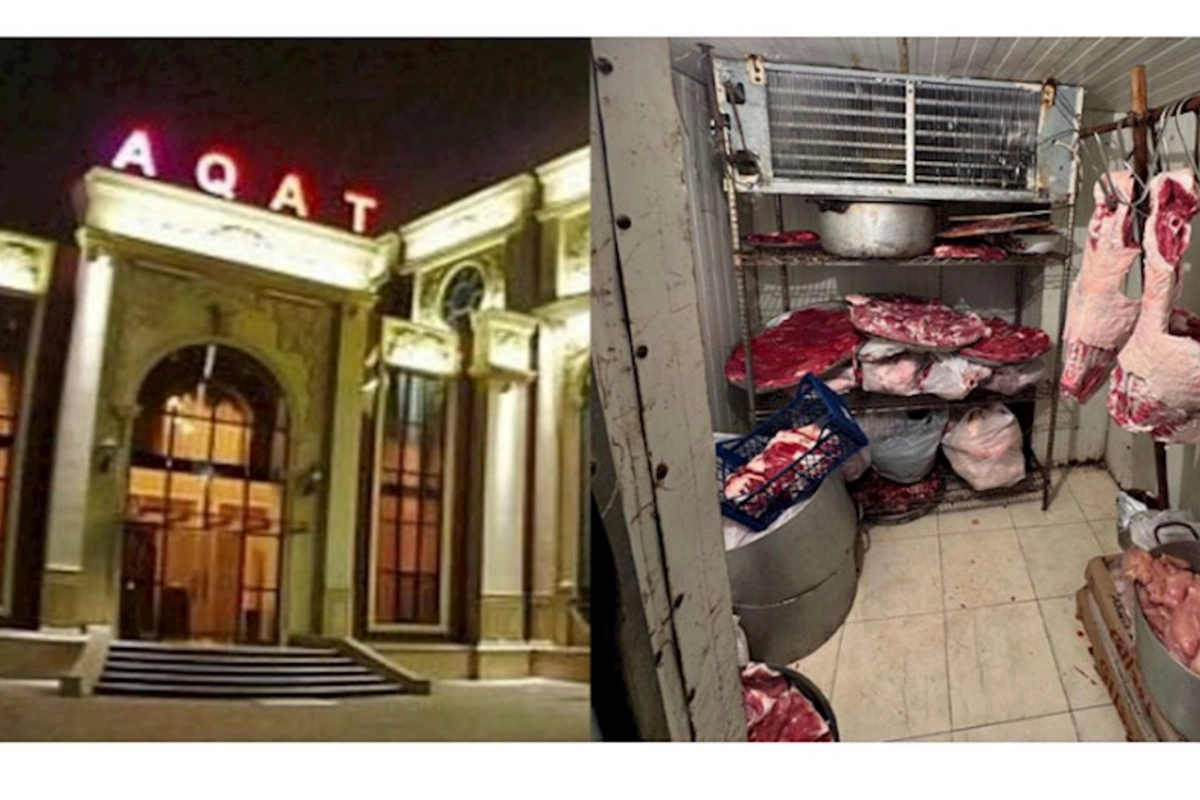 “Aqat”da insanlara camış əti verilirmiş — FOTOLAR