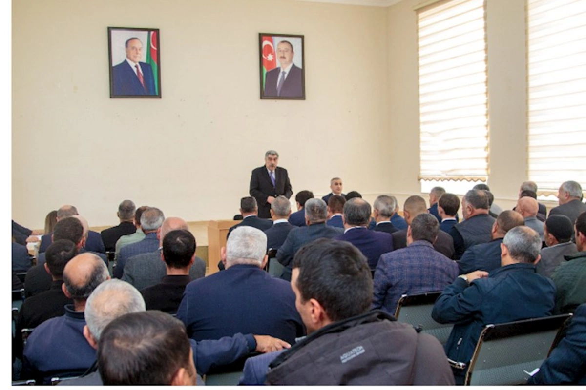 Salyanda Sarvan kəndində səyyar qəbul keçirildi — FOTOLAR