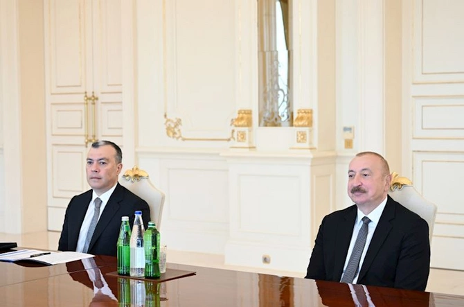 Prezident Asiya İnkişaf Bankının nümayəndə heyətini qəbul etdi — FOTOLAR