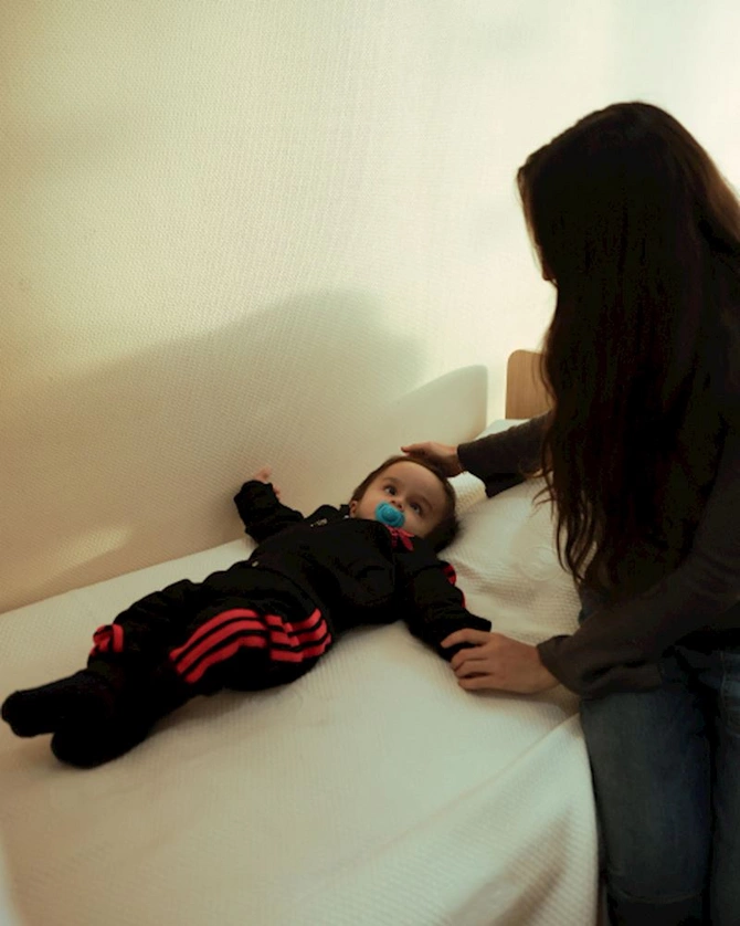 Leyla Əliyeva Mingəçevirdə şəhid ailəsini ziyarət edib, bir sıra sosial müəssisələrlə tanış olub — FOTOLAR