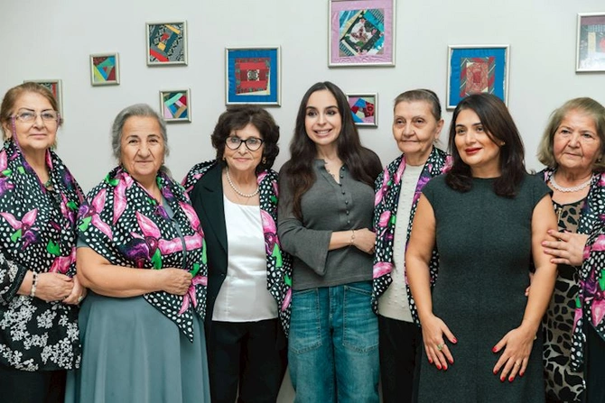 Leyla Əliyeva Mingəçevirdə şəhid ailəsini ziyarət edib, bir sıra sosial müəssisələrlə tanış olub — FOTOLAR