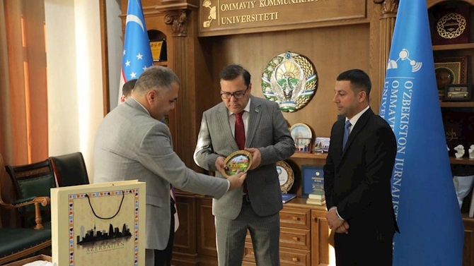 Azərbaycan və Özbəkistan arasında uğurlu media əməkdaşlığı — FOTOLAR Azərbaycan və Özbəkistan arasında uğurlu media əməkdaşlığı — FOTOLAR