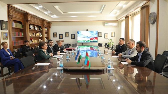 Azərbaycan və Özbəkistan arasında uğurlu media əməkdaşlığı — FOTOLAR Azərbaycan və Özbəkistan arasında uğurlu media əməkdaşlığı — FOTOLAR