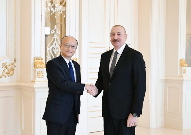 Prezident Asiya İnkişaf Bankının nümayəndə heyətini qəbul etdi — FOTOLAR