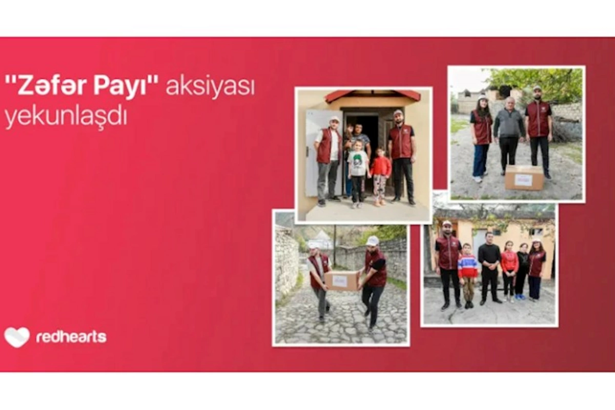 Qırmızı Ürəklər Fondunun “Zəfər Payı” aksiyası öz məqsədinə çatdı