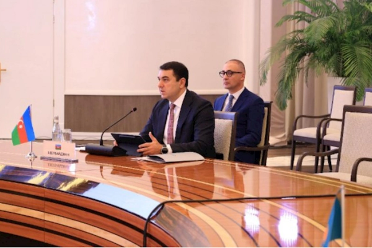 Adil Kərimli Daşkənddə Nazirlər Konfransında çıxış etdi — FOTOLAR
