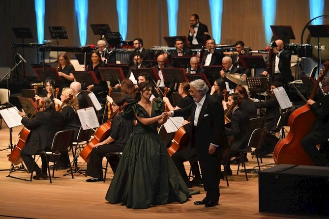 Leyla Əliyeva konsertdə iştirak edib — FOTOLAR Leyla Əliyeva konsertdə iştirak edib — FOTOLAR