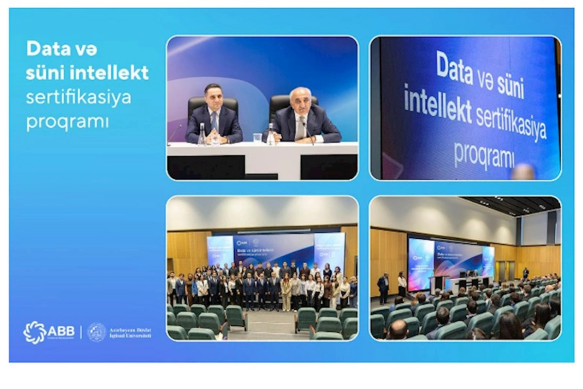 ABB UNEC-lə birgə “Data və süni intellekt sertifikasiya proqramı”nı təqdim etdi
