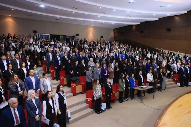 Neftçalada beynəlxalq elmi konfrans keçirilib — FOTOLAR