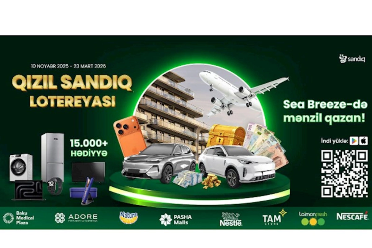 “Qızıl Sandıq” lotereyası başladı — İndi ƏDV geri-al çekləri sizə daha çox qazandıracaq!