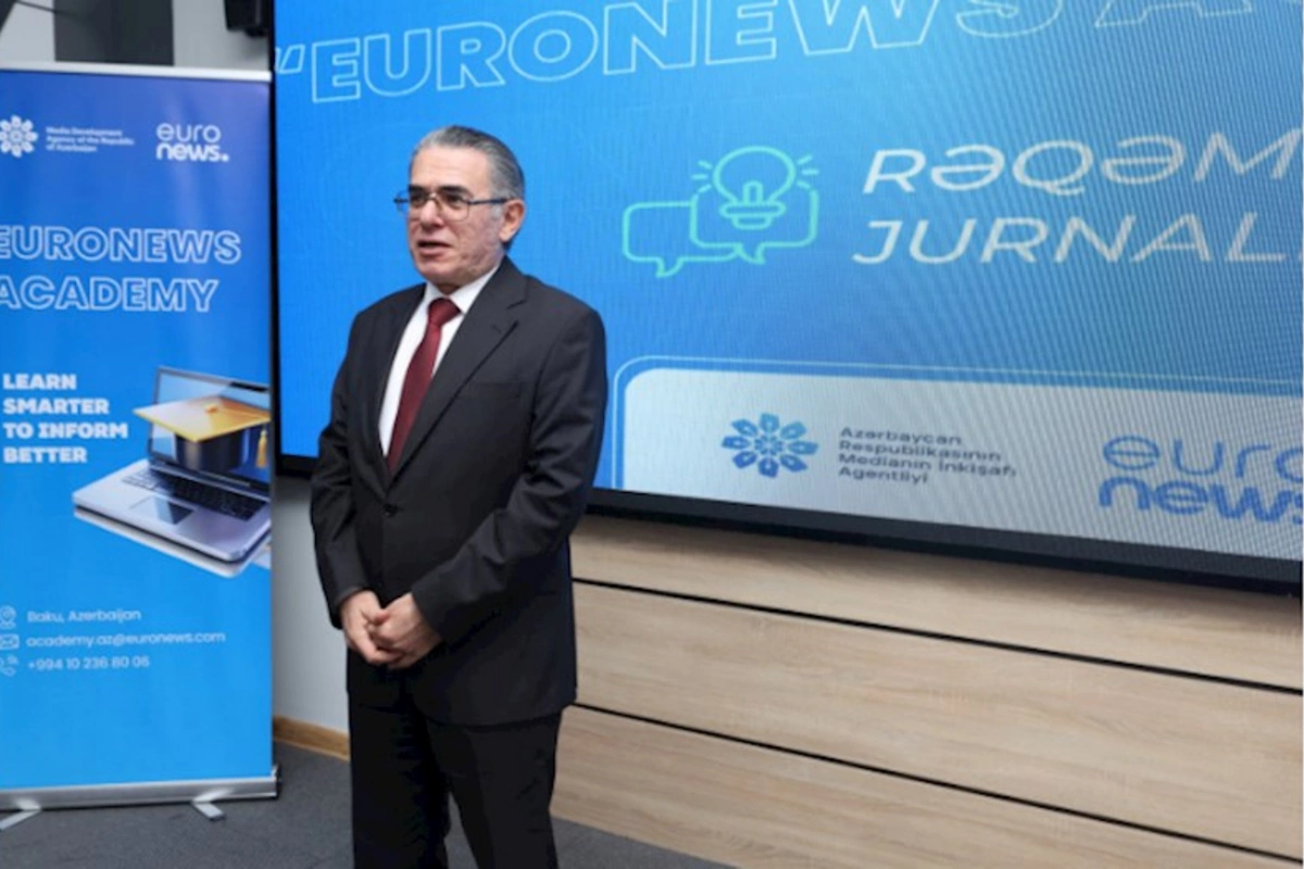 Euronews Academy layihəsi çərçivəsində Rəqəmsal Jurnalistika mövzusunda təlim proqramına başlanıb — FOTOLAR