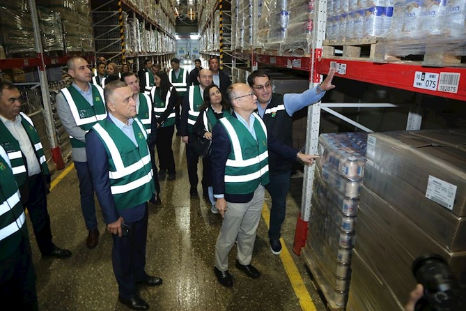 Asiya İnkişaf Bankının prezidenti Veysəloğlunun Məhəmmədi Logistika Mərkəzi ilə tanış oldu — FOTOLAR