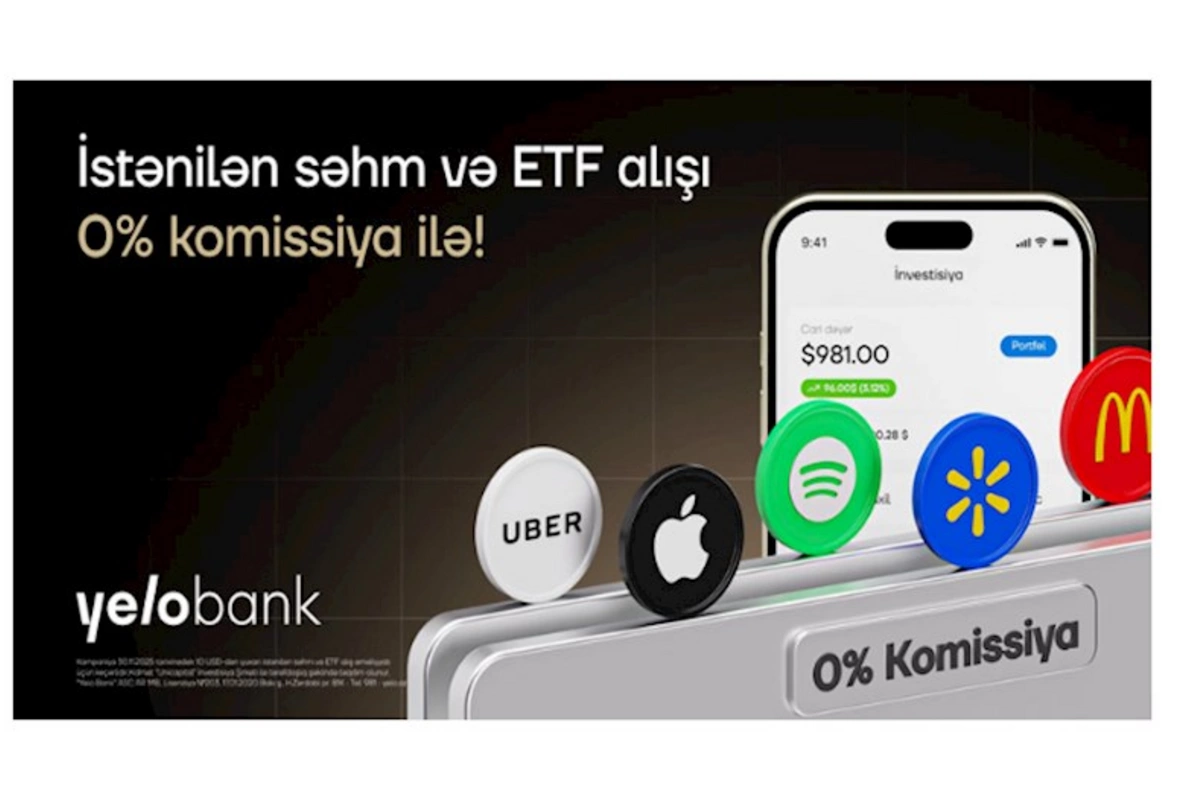 Qara cümə münasibətilə Yelo invest-də komissiyasız alış kampaniyası!