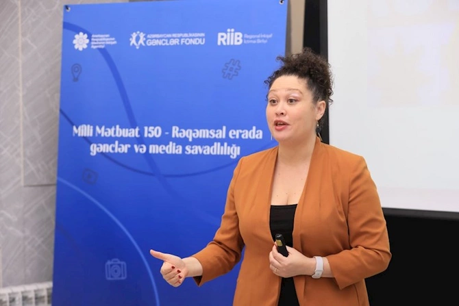 “Milli Mətbuat 150 – Rəqəmsal erada gənclər və media savadlılığı” layihəsi çərçivəsində Şamaxı, Xankəndi və Sumqayıt şəhərlərində gənclərlə görüş keçirilib — FOTOLAR