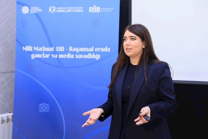 “Milli Mətbuat 150 – Rəqəmsal erada gənclər və media savadlılığı” layihəsi çərçivəsində Şamaxı, Xankəndi və Sumqayıt şəhərlərində gənclərlə görüş keçirilib — FOTOLAR