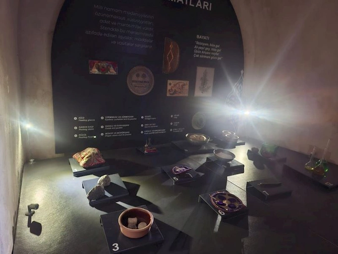Media nümayəndələri Basqal Hamamı muzeyində olublar — FOTOLAR