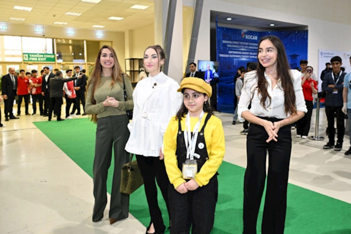 Leyla Əliyeva Beynəlxalq STEAM Azərbaycan Festivalını ziyarət edib — FOTOLAR