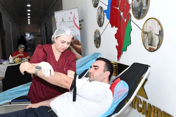 Dövlət Komitəsində qanvermə aksiyası keçirilib — FOTOLAR