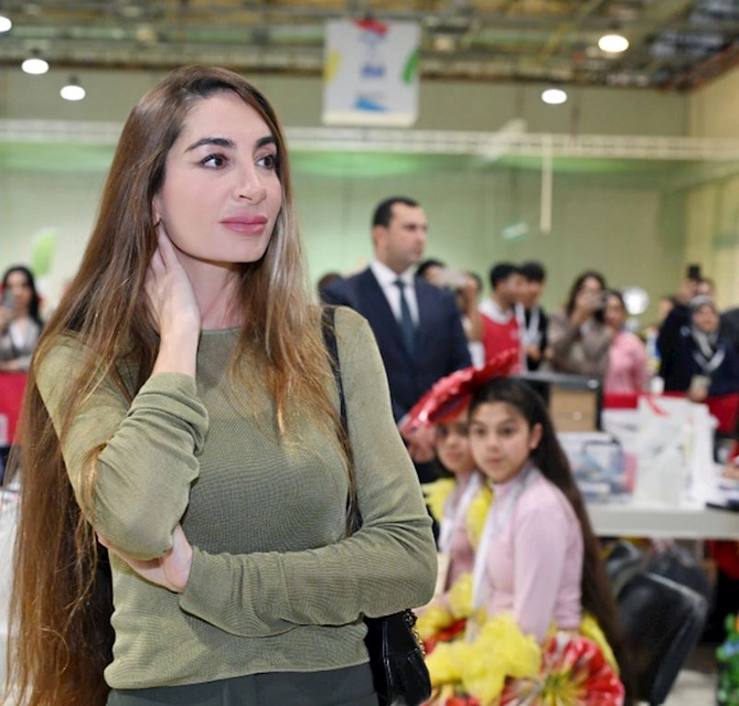 Leyla Əliyeva Beynəlxalq STEAM Azərbaycan Festivalını ziyarət edib — FOTOLAR