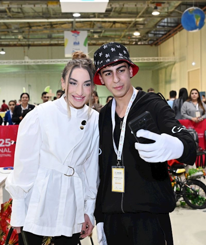 Leyla Əliyeva Beynəlxalq STEAM Azərbaycan Festivalını ziyarət edib — FOTOLAR