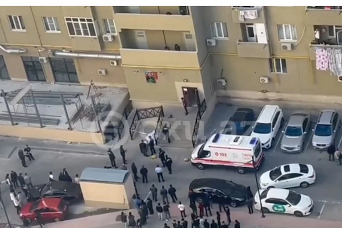 12-ci mərtəbədən yıxılan oğlan oraya hazırlığa gəlirmiş — VİDEO
