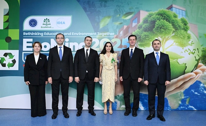 Leyla Əliyeva “EcoMind 2025” konfransında iştirak etdi — FOTOLAR Leyla Əliyeva “EcoMind 2025” konfransında iştirak etdi — FOTOLAR