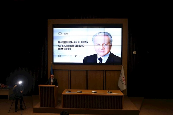 Professor İbrahim Yıldırımın xatirəsinə həsr olunmuş anım tədbiri keçirilib — FOTOLAR Professor İbrahim Yıldırımın xatirəsinə həsr olunmuş anım tədbiri keçirilib — FOTOLAR