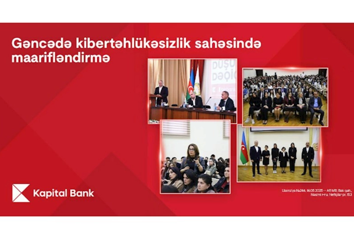 Kapital Bank Gəncədə kibertəhlükəsizlik mövzusunda təlimlər keçirdi