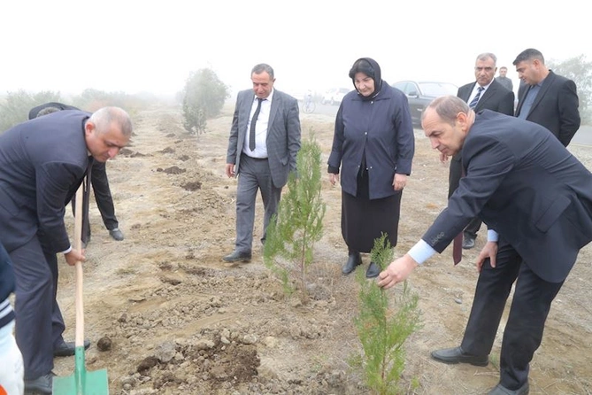 Hacıqabulda YAP-ın təsis edilməsinin 33 illiyi münasibəti ilə ağacəkmə aksiyası keçirildi — FOTOLAR Hacıqabulda YAP-ın təsis edilməsinin 33 illiyi münasibəti ilə ağacəkmə aksiyası keçirildi — FOTOLAR