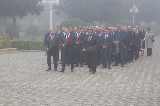 Hacıqabulda YAP-ın təsis edilməsinin 33 illiyi münasibəti ilə tədbir keçirildi — FOTOLAR