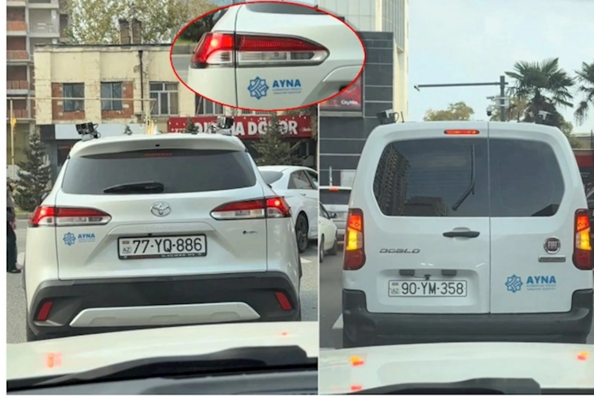 Bakıda AYNA-nın xüsusi avtomobilləri sürücüləri CƏRİMƏLƏYİR — RƏSMİ (VİDEO)