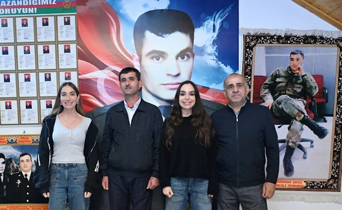 Prezidentin qızları Pəncəli Teymurovun evində — FOTOLAR Prezidentin qızları Pəncəli Teymurovun evində — FOTOLAR