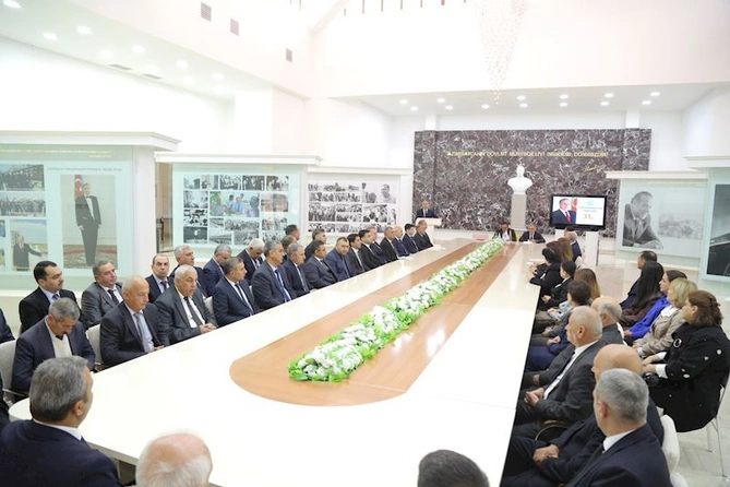 Hacıqabulda YAP-ın təsis edilməsinin 33 illiyi münasibəti ilə tədbir keçirildi — FOTOLAR