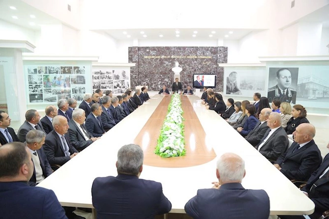 Hacıqabulda YAP-ın təsis edilməsinin 33 illiyi münasibəti ilə tədbir keçirildi — FOTOLAR
