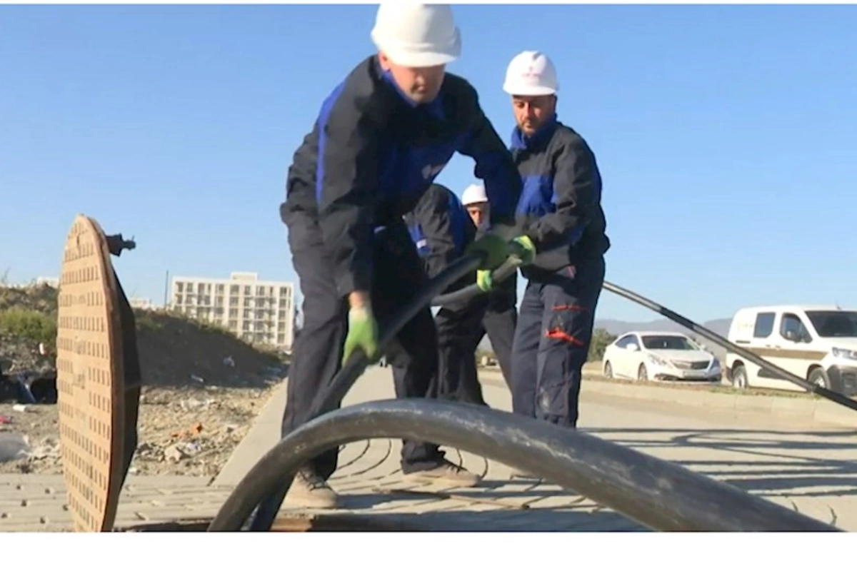 Azərişıq” ASC Ağdamın elektrik şəbəkəsini yeniləyir — VİDEO