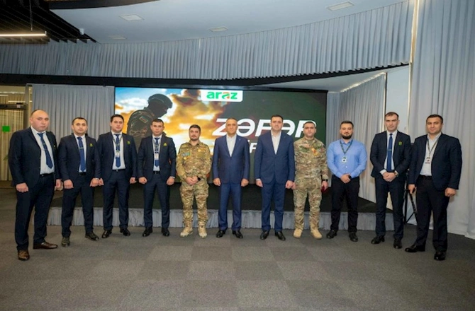 Araz supermarketlər şəbəkəsi Zəfər xatirələri sənədli filmini təqdim edib — FOTOLAR