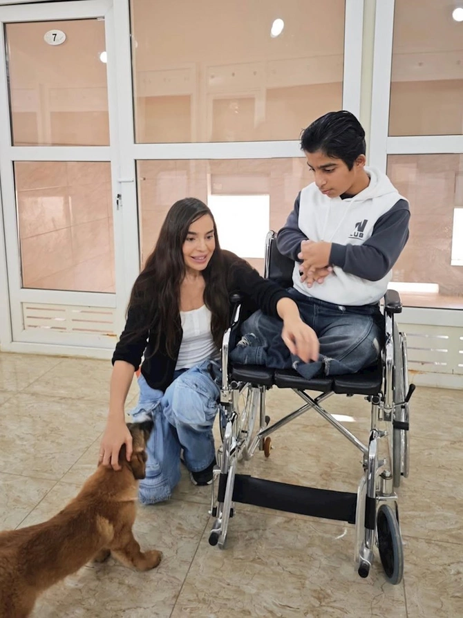 Leyla Əliyeva Heyvanlara Qayğı Mərkəzində — FOTOLAR Leyla Əliyeva Heyvanlara Qayğı Mərkəzində — FOTOLAR