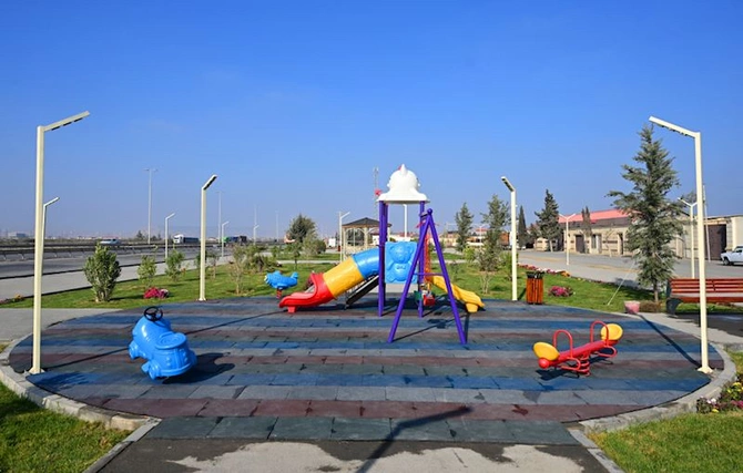 Leyla Əliyeva Qaradağda yeni parkın açılışında iştirak etdi — FOTOLAR Leyla Əliyeva Qaradağda yeni parkın açılışında iştirak etdi — FOTOLAR