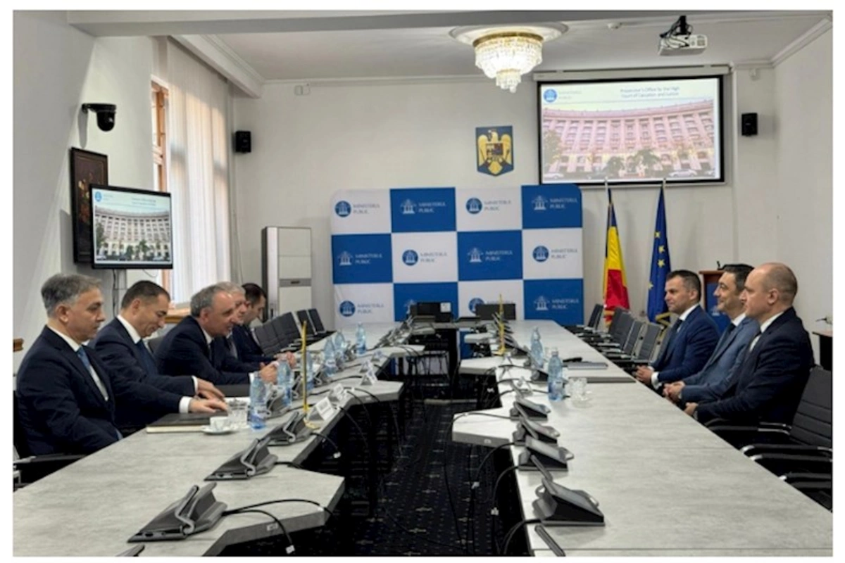 Kamran Əliyev Rumıniyanın Baş prokurorunu Azərbaycana səfərə dəvət edib — FOTOLAR